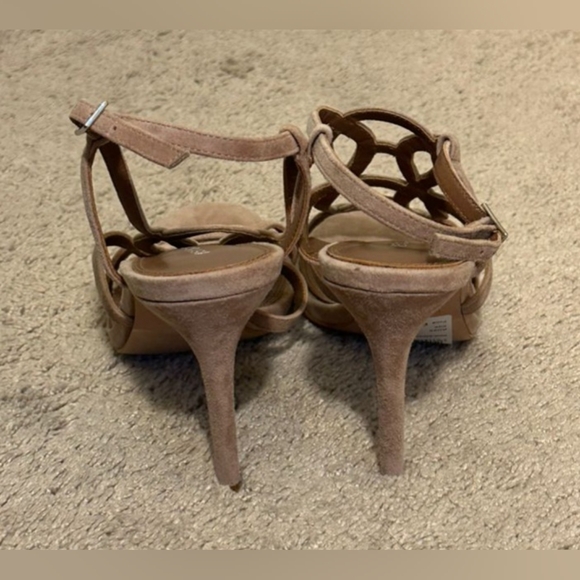 Reiss Rose Suede Heels Sandals, Size 9 - Picture 9 of 9